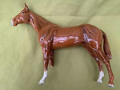 Buy Very Rare Large Beswick Chestnut  Racehorse “Bois Russel” 701  For Restoration • 107£