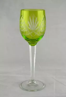 Buy Vintage Bohemia Bohemian Crystal Wine / Hock Glass - 20.8cms (8-1/4 ) Tall • 19.50£