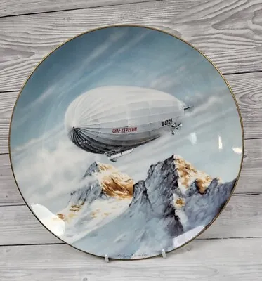 Buy Coalport China The Graf Seppelin Airship Plate Limited Edition Diameter 27cm. PB • 25£