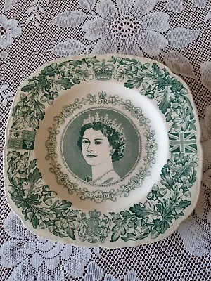 Buy Ivory Ware Hancocks, 1953 Queen Elizabeth Coronation Plate • 10£