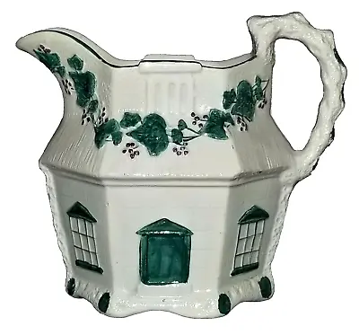 Buy Large Cottage PITCHER, Neoclassical Earthenware, Pearlware, C1820, 7.5  • 352.27£