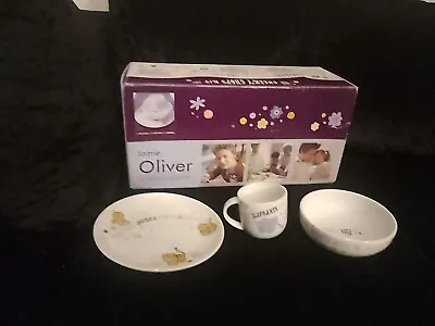 Buy Royal Worcester Jamie Oliver Cheeky Chops Kit Kids Cup Plate & Bowl Set 2004 • 29.95£