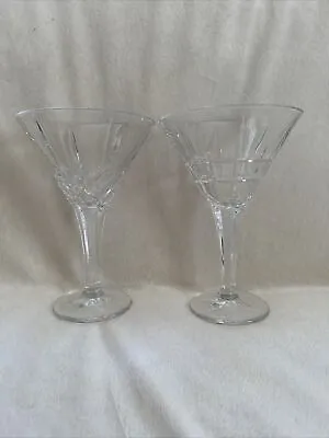 Buy 2 Heavy Crystal Bohemia Martini Glasses • 38.55£