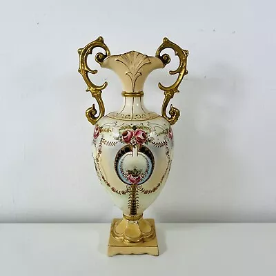Buy Royal Court Ware Twin Handle Mantle Vase Porcelain Made In England • 69.95£