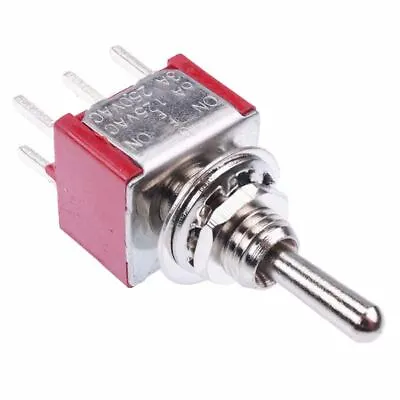 Buy On-Off-On Miniature PCB Toggle Switch DPDT • 3.09£