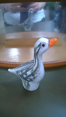 Buy Langham Glass Standing Goose Figure Signed With Box Perfect Condition  • 44.99£