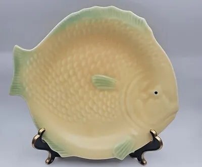 Buy 5 X Vintage Art Deco 1930 Shorter And Son  Fish Plate Yellow Raised Scales 8¾x8  • 70£