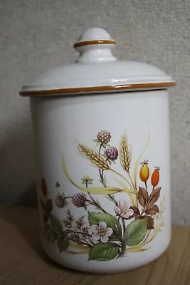 Buy M&S St Michael Vintage Harvest 2193/6414 Ceramic Large Storage Jar & Lid  • 12£