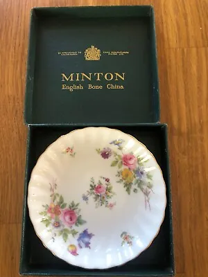 Buy Vintage MINTON Marlow Bone China Pin Tray / Trinket Dish / Ring Dish / Plate • 5.99£
