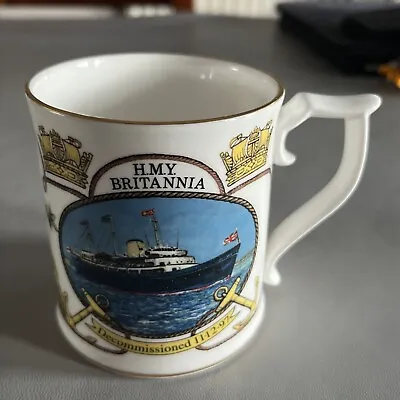 Buy Decommissioning Of HMY Britannia Bone China Mug~ Limited Edition • 9£