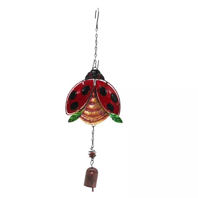 Buy Ladybug Stained Glass Sun Catcher Wind Chime Home Decor-SV • 10.99£