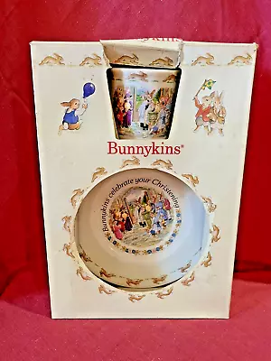 Buy Royal Doulton Bunnykins Christening Set Plate And Mug Boxed • 14.40£