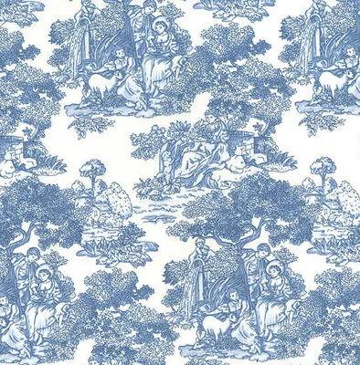Buy Cotton Fabric - Blue & White Willow China Print -  Craft Fabric Material Metre • 7.99£