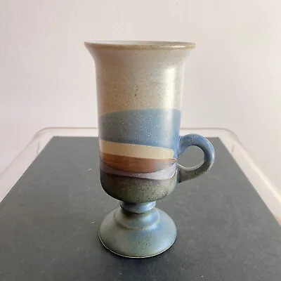 Buy Vintage Otagiri Irish Coffee Stoneware Pottery Mug Drip Glaze Blue Green Beige • 16.58£