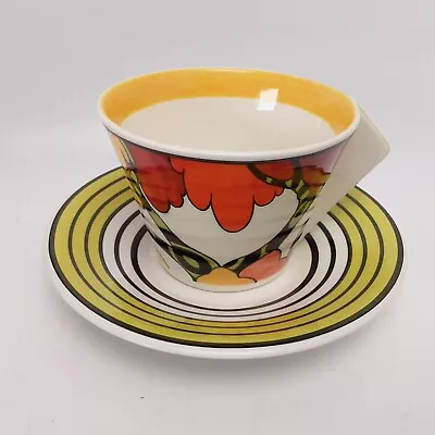Buy Roya Stratford  Bizarre Clarice Cliff  Tea Cup And Saucer Honolulu Design Ltd Ed • 50£