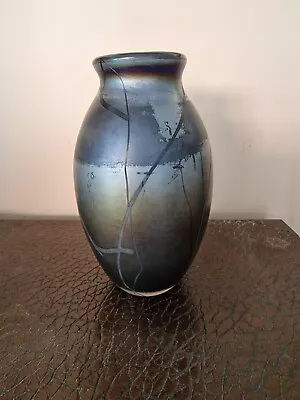 Buy Early John Ditchfield Iridescent Glass Cabinet Vase, Glasform, Studio Art Glass • 29.99£