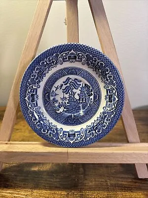 Buy 6  Blue And White Old Willow English Ironstone Tableware • 2.83£