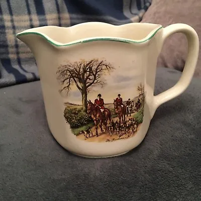 Buy Lord Nelson Ware Victorian Jug Elijah Cotton Hunting Theme Lovely Item • 5.99£