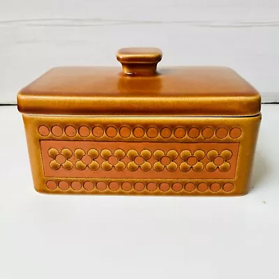 Buy Vintage Hornsea Pottery Saffron Butter Dish. Lidded. 1974. 1970s • 30£