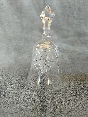 Buy  Hand Cut Lead Crystal Glass Bell In Perfect Condition  • 6£