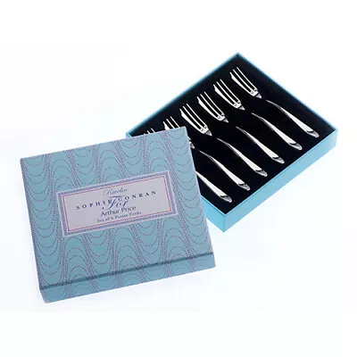 Buy Arthur Price Sophie Conran Rivelin Set Of 6 Pastry Forks Gift Box • 18.48£