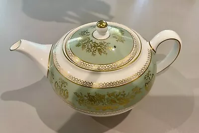 Buy Wedgwood Columbia Sage Green Teapot Large Made In England • 452.08£