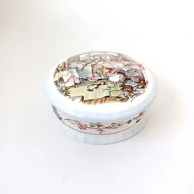 Buy Royal Doulton Jill Barklem Wood Trinket Jewelry Box Porcelain Brumbly Hedge • 66.38£