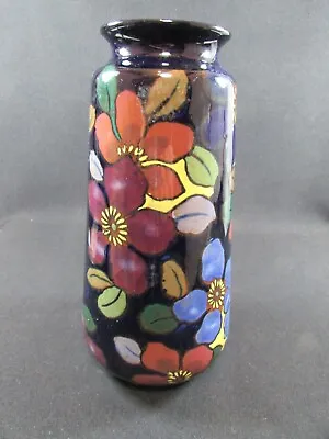 Buy Royal Stanley Hand Painted Pottery Vase Jacobean Pattern C.1930 • 22£