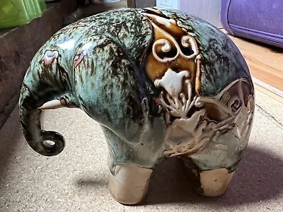 Buy Glazed Pottery Numbered Animal Elephant Porcelain/ Ceramic Figurine / Ornament • 8.99£