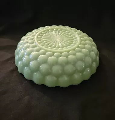 Buy Fire King Jadeite 8 1/2 Inch Bubble Serving Bowl Anchor Jade-ite Collectable VTG • 57.63£