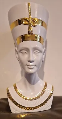 Buy Queen Nefertiti In White Gold  Porcelain Italy  • 65£