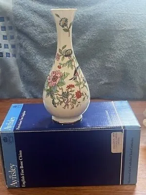 Buy Aynsley Pembroke English Fine Bone China Vase - Perfect Condition & Original Box • 0.99£