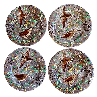 Buy Gien French Rambouillet Game Bird Dinner Plates Set Of 4 - 10.25  Mint Condition • 942.08£