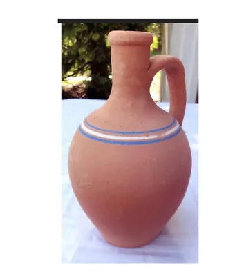 Buy Clay Water Pitcher, Unglazed Terracotta Mud Jug, Pottery Drinking Pitcher • 40.18£