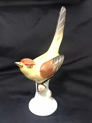 Buy Vintage Herend Hungarian Bird Figurine Hand Painted 7 Inches Tall • 71.99£