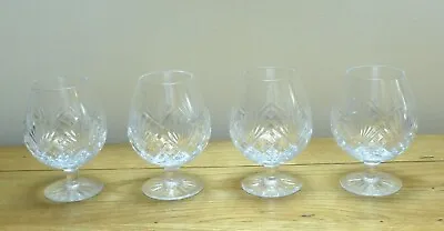 Buy 4 Royal Doulton Crystal Brandy Glasses Westminster Pattern  • 29.99£