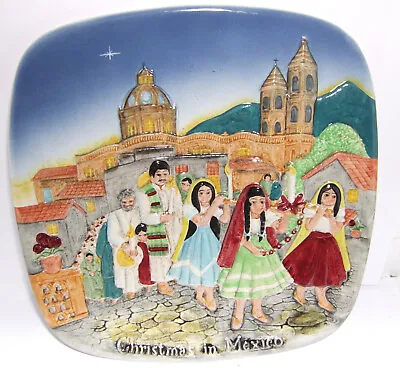Buy Vintage BESWICK ROYAL DOULTON  1973 Christmas Mexico Wall Hanging Plate 20cm • 4£