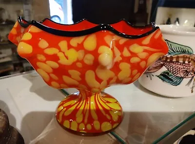 Buy Vintage Czech Art Glass Loetz Glass Bowl Art Deco Splash Glass • 120£