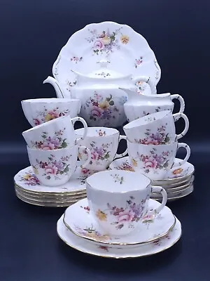 Buy Royal Crown Derby 'Derby Posies' Tea Set For 6 People-1st Quality • 279.90£