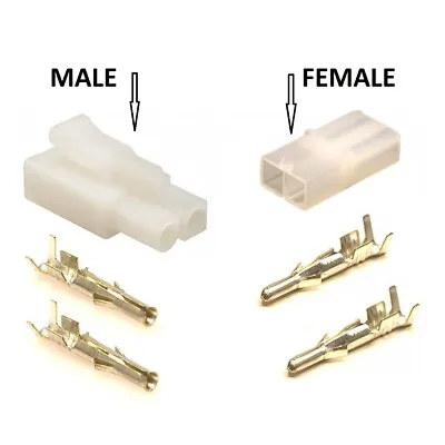 Buy Battery Charger Connectors + Terminals (Accumate Compatible) - Male/Female/Set • 2.25£