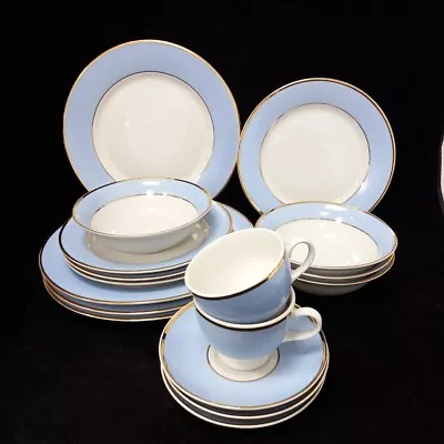 Buy Royal Doulton Dinner Ware Set X17 Plates Side Bowls Saucers Cups RMF07-GB • 7.99£