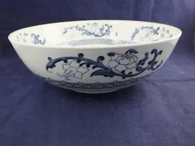 Buy Vintage Royal Worcester Blue And White Crown Ware Bowl. • 13.96£