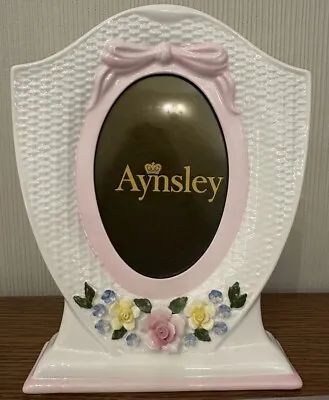 Buy Vintage AYNSLEY Chantilly Fine Bone China Floral Picture Frame - Excellent Cond • 19.50£