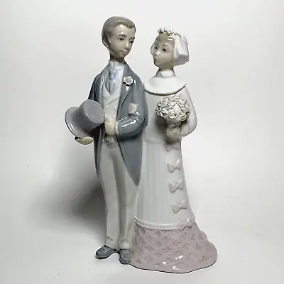Buy Lladro Daisa Bride And Groom Porcelain Figurine B14-M Wedding Cake Topper • 28.76£