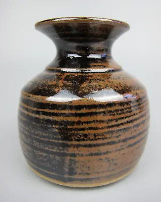 Buy Studio Pottery Vase. Lesley & Michael Dixon / Bartley Heath. Brown. VTG 3.25  • 24.99£