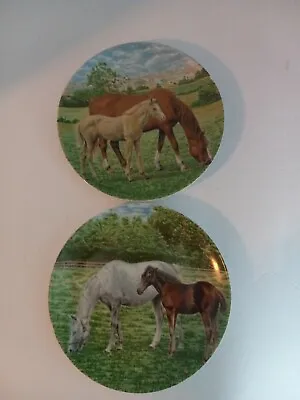 Buy KAISER  *E&R GOLDEN CROWN*  Horse Plates Set Of Two- MARE And FOAL  WEST GERMANY • 21.84£