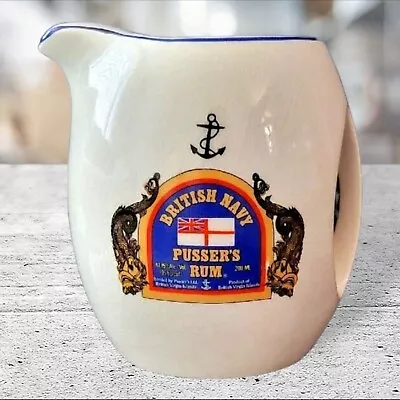 Buy Wade British Navy Pussers Rum Pitcher Jug Royal Victoria Pottery British England • 74.02£