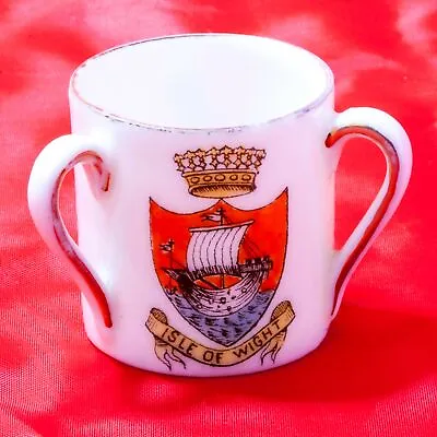 Buy Unknown English Manufacturer Crested China Loving Cup Isle Of Wight Crest • 5.99£