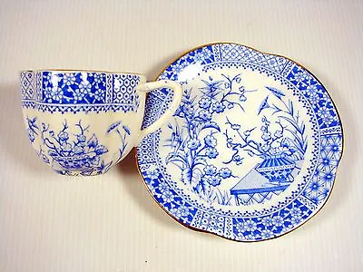 Buy Antique Furnivals Blue White Tea Cup & Saucer Old Chelsea RD 128 563 Kakiemon • 17.99£