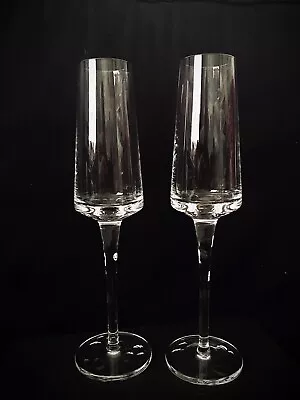 Buy Celebration Royal Doulton Crystal Champagne Flutes X 2  11.5” Tall • 22£
